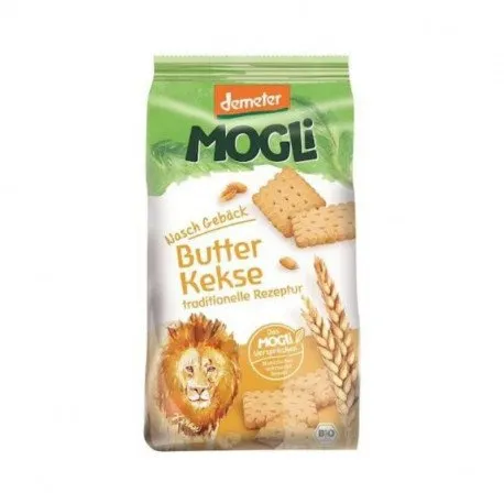 MOGLI Biscuiti eco cu unt, 125g