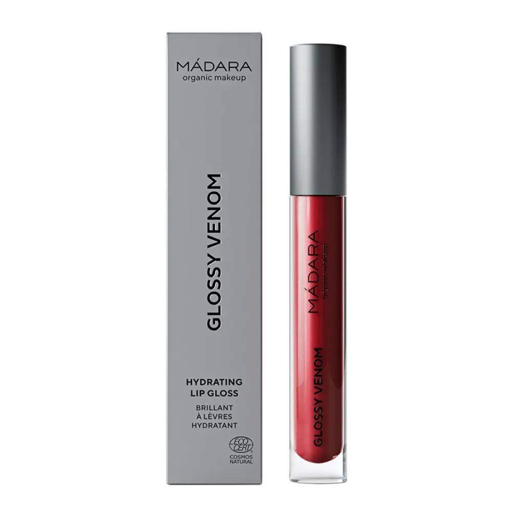 Glossy Venom 78 Ruby Red - gloss hidratant pentru buze (4 ml), Madara