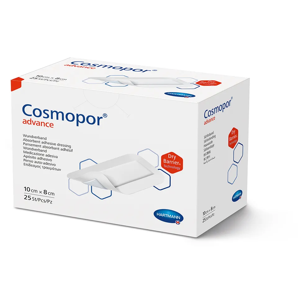 Hartmann Cosmopor Advance 10/8cm x 25 bucati