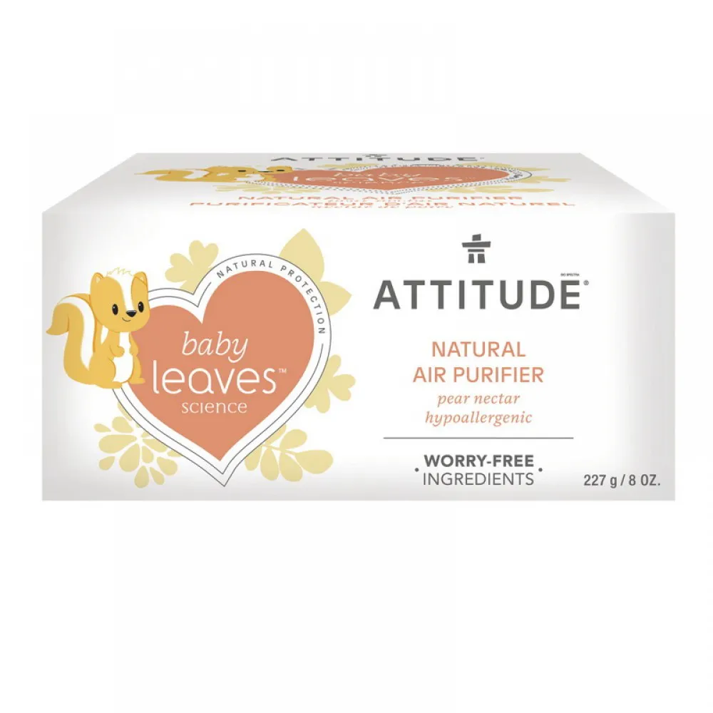 Baby Leaves purificator natural de aer pentru copii, nectar de pere (227 grame), Attitude