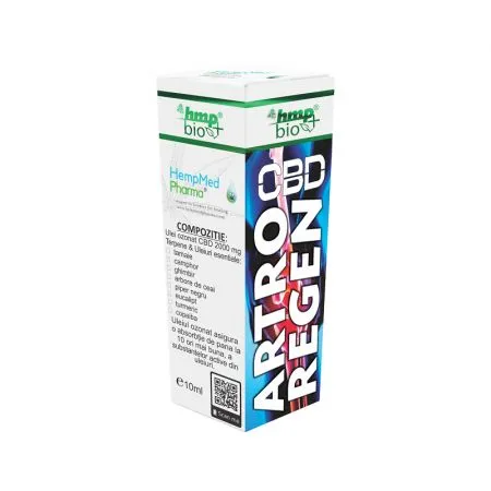 Ulei ozonat cu CBD Artro Regen, 10 ml, HempMed Pharma