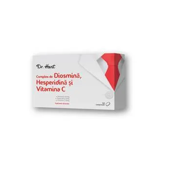 Dr.Hart Complex Diosimina, Hesperidina si Vitamina C, 30 comprimate filmate