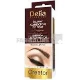Delia Gel Corector pentru sprancene cu keratina maro 7 ml