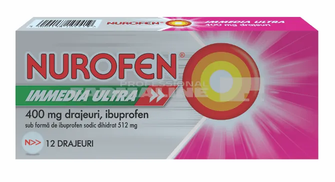 Nurofen immedia ultra 400 mg 12 drajeuri