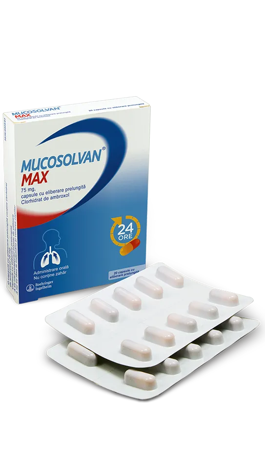 MUCOSOLVAN MAX 75 mg x 20