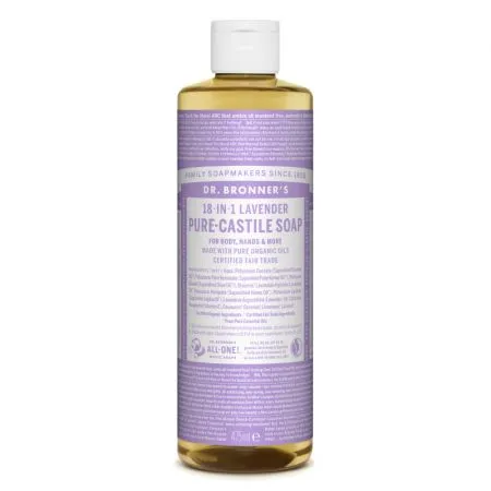 Sapun magic lichid 18in1 cu lavanda, 475 ml, Dr. Bronner's