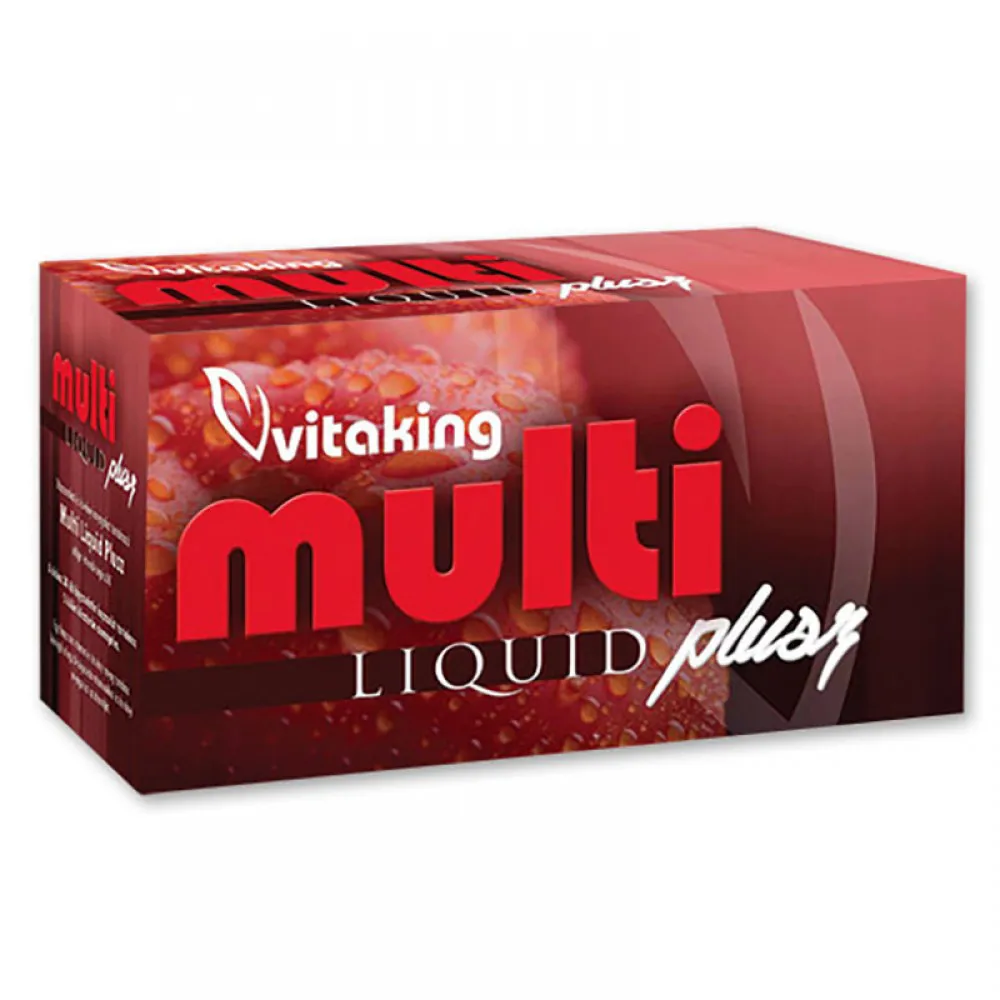Multivitamina lichida cu minerale, ginseng si luteina (30 capsule), Vitaking