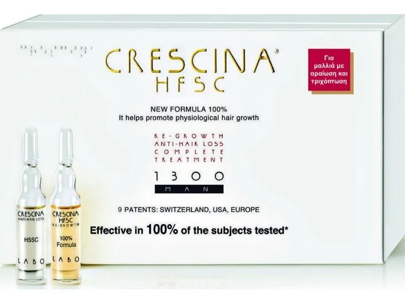 CRESCINA HFSC TRANSDERMIC COMPLETE TRATAMENT 1300 MAN 10+10 FIOLE