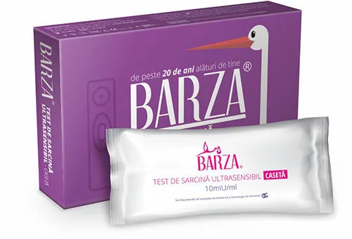 Test sarcina Barza caseta ultrasensibil + servetele cadou