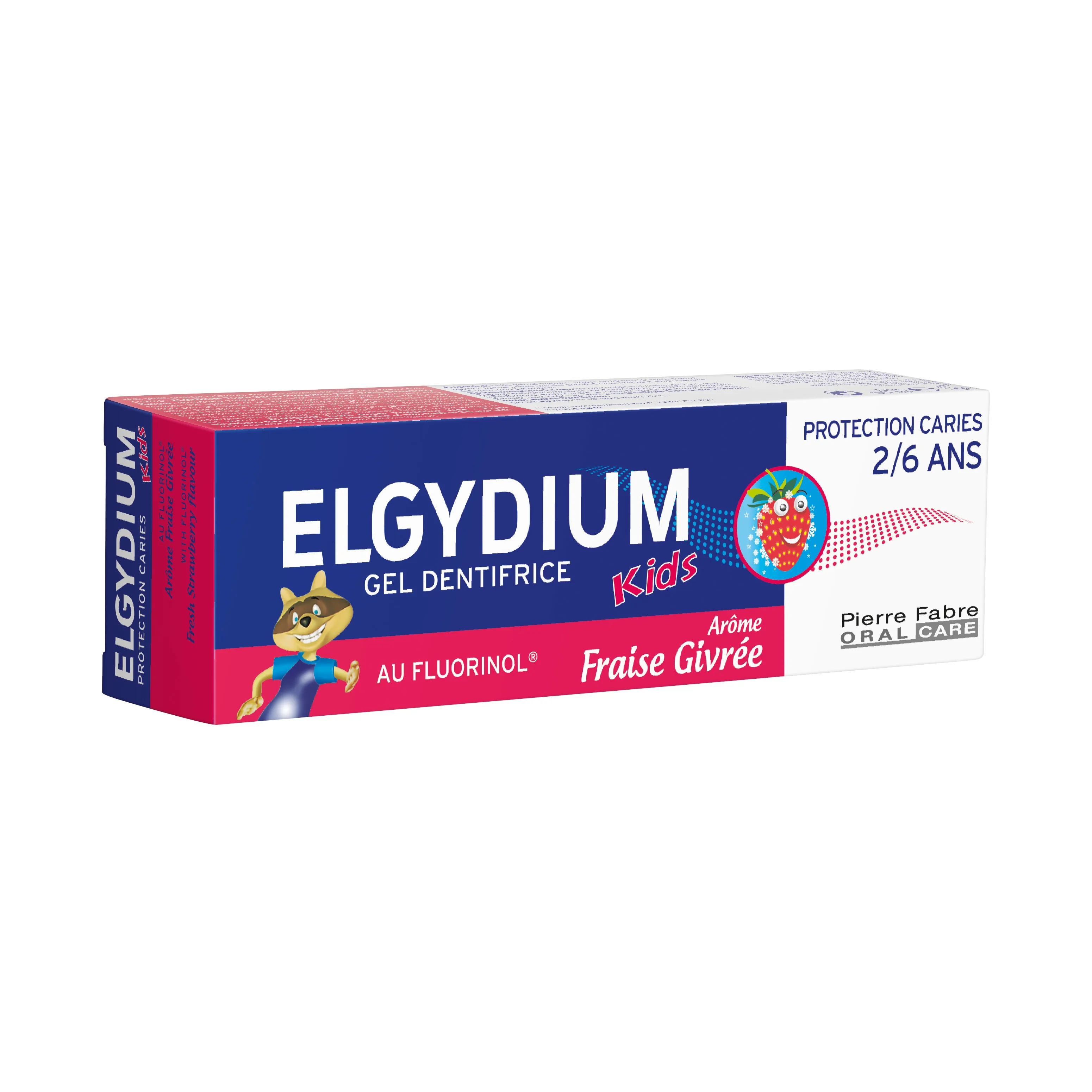Pasta dinti capsuni, kids 2-6ani, 50ml, Elgydium