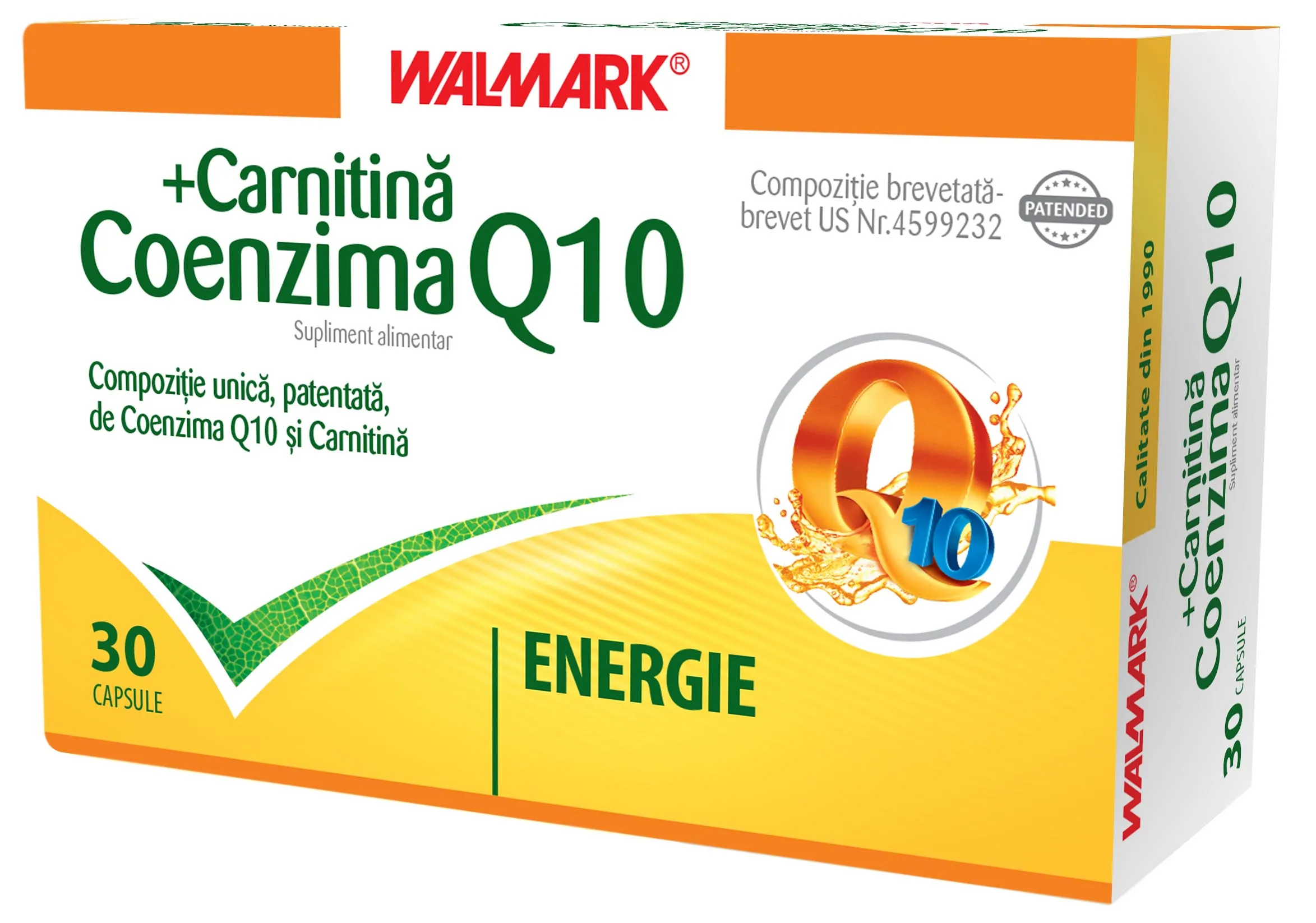 Walmark Coenzima Q10+Carnitina 30 de capsule