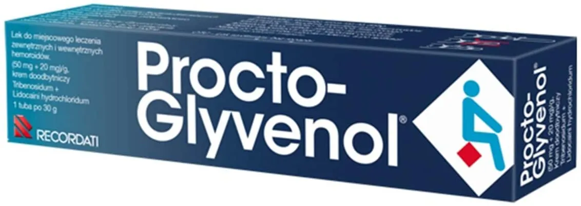Procto-Glyvenol crema, 30 g, Novartis