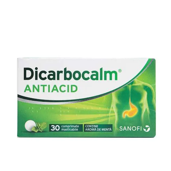 DICARBOCALM 30 COMPRIMATE MASTICABILE