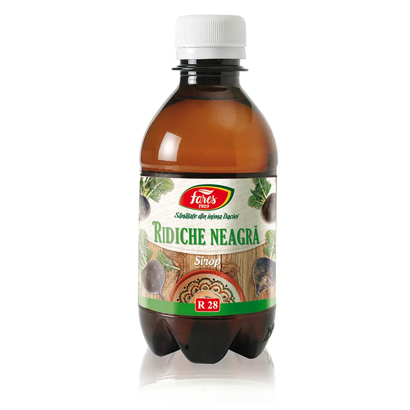 Sirop Ridiche Neagra, R28, 250 ml, Fares