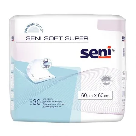 Aleze de protectie Soft Super, 60 cm x 60 cm, 30 bucati, Seni