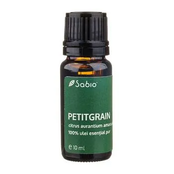 Ulei esential pur Petitgrain (citrus aurantium amara), 10ml, Sabio