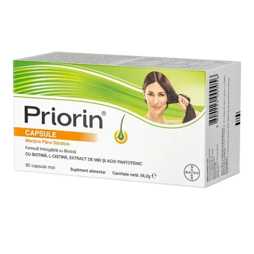 PRIORIN PENTRU PAR SANATOS x 60 CPR, BAYER