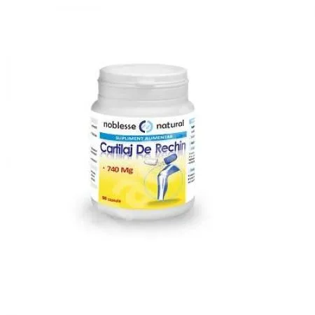 Cartilaj de rechin 740 mg, 90 capsule, Noblesse