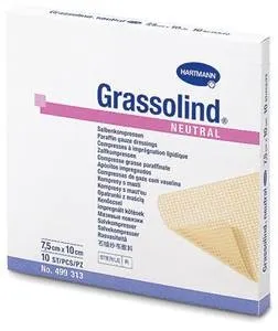 HARTMANN GRASSOLIND NEUTRAL COMPRESE 7.5X10CM X 10BUC