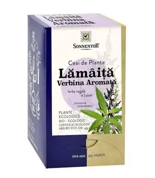 Ceai Lamaita-Verbina Aromata, 18 plicuri,  Sonnentor