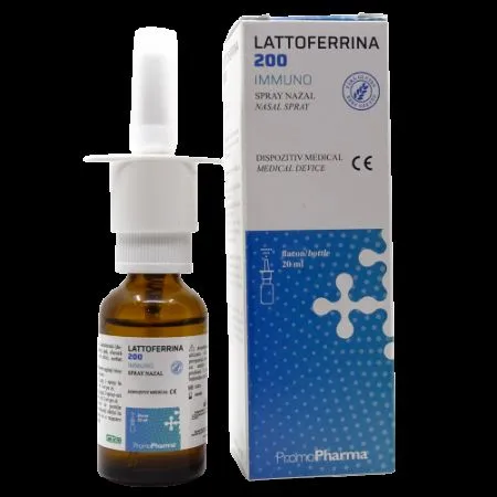 Spray nazal Lattoferrina 200 Immuno, 20ml, PromoPharma