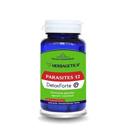 Parasites 12 Detox forte x 60cps 1+1-50% (Herbagetica)