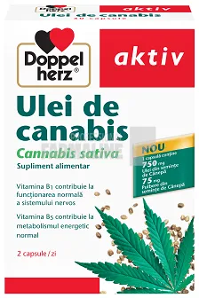 Doppelherz Aktiv Ulei de Canabis 30 capsule