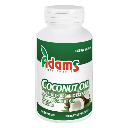 Ulei Cocos 1000mg x 90cps (Adams)