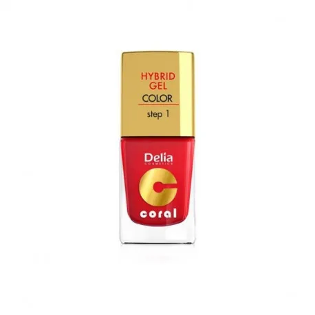 DELIA Oja Hybrid Coral nr. 001 rosu, 11 ml