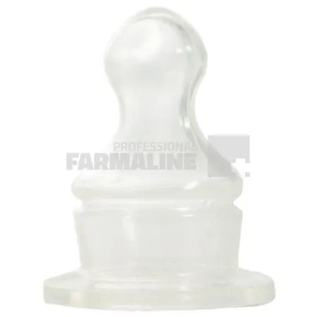 Primii Pasi R0408 Tetina silicon ortodontica curgere medie 2 bucati