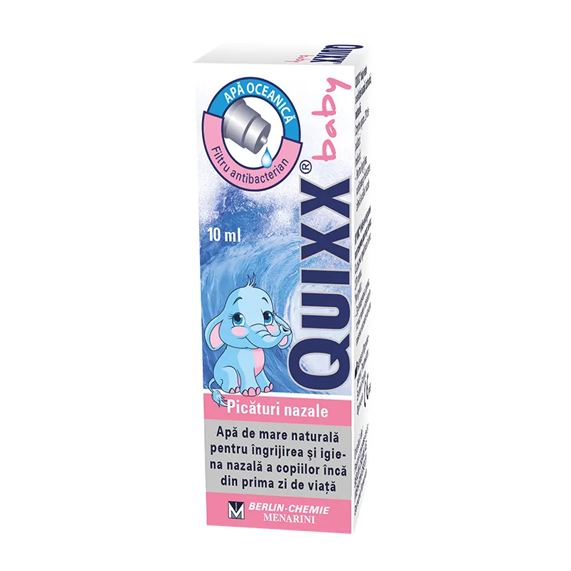 Picaturi nazale, Quixx Baby, 10 ml, Pharmaster