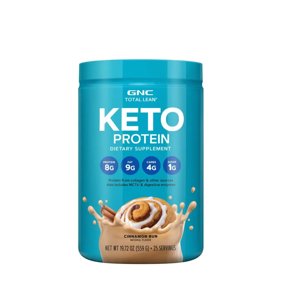 GNC TOTAL LEAN PROTEINA KETO CU AROMA DE SCORTISOARA 559G