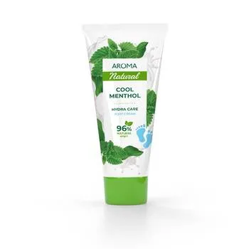 Crema de picioare racoritoare cu mentol Natural, 75ml, Aroma