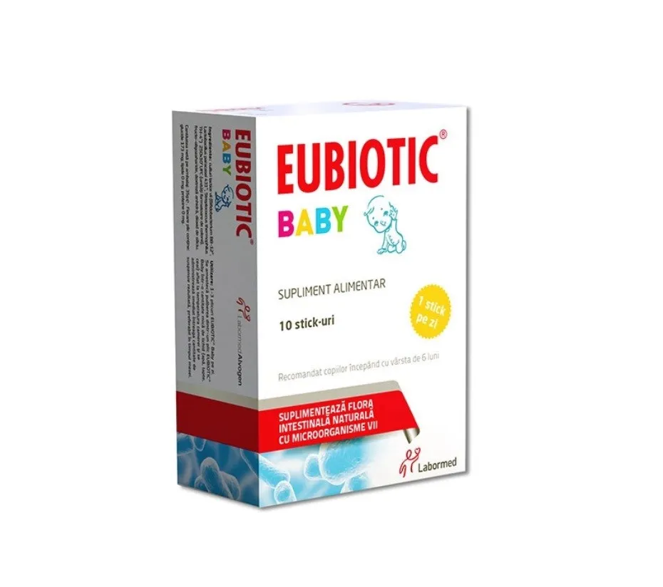 LABORMED EUBIOTIC BABY 10 STICK-URI