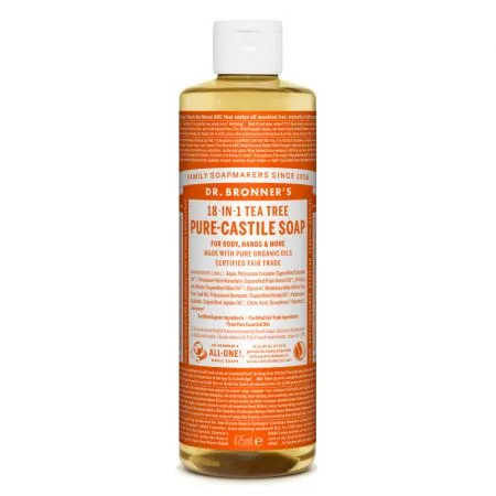 Sapun magic lichid 18in1 cu arbore de ceai, 475 ml, Dr. Bronner's
