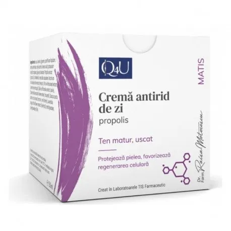 TIS Q4U Crema antirid cu propolis, 50ml