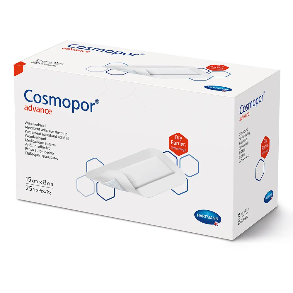 Plasturi Cosmopor, 15x8 cm, 25 plasturi, Hartmann