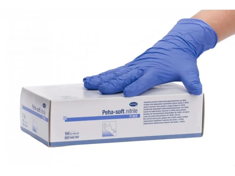 Hartmann Peha-Soft Manusi nitrile albastre nepudrate XS 100 bucati