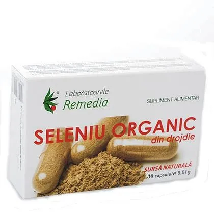 SELENIU ORGANIC 30 CAPSULE REMEDIA