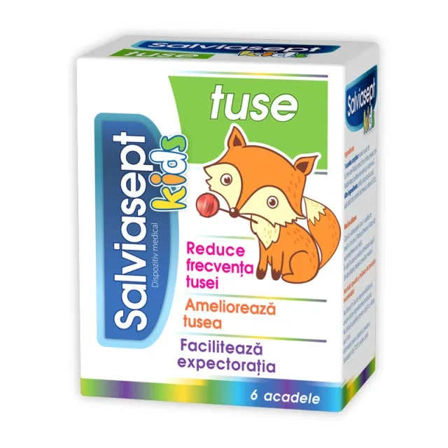 Zdrovit Salviasept Kids Tuse x 6 acadele
