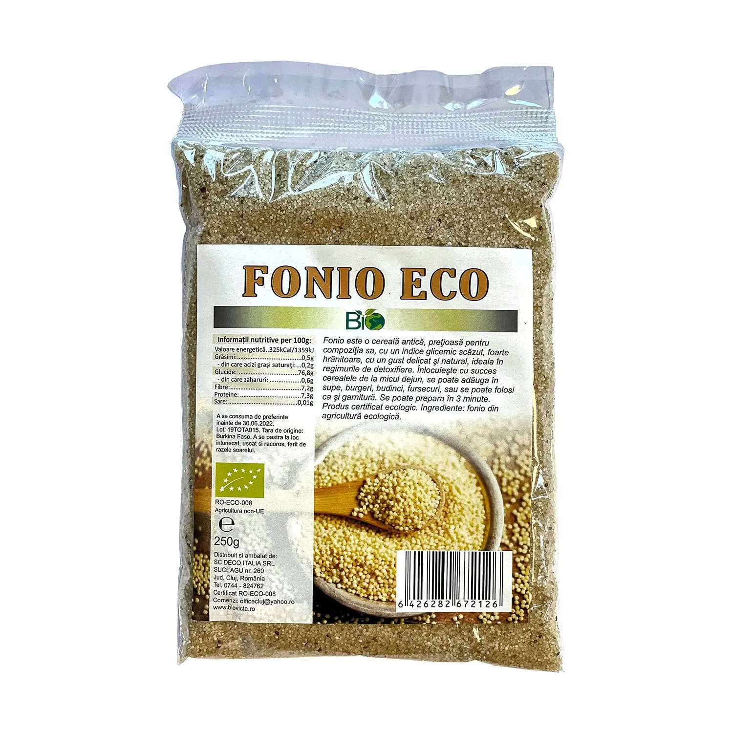 Fonio eco, 250 g, Deco Italia