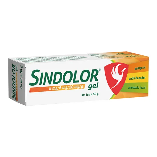 Sindolor gel 5mg/5mg/20mg/g x 50 grame