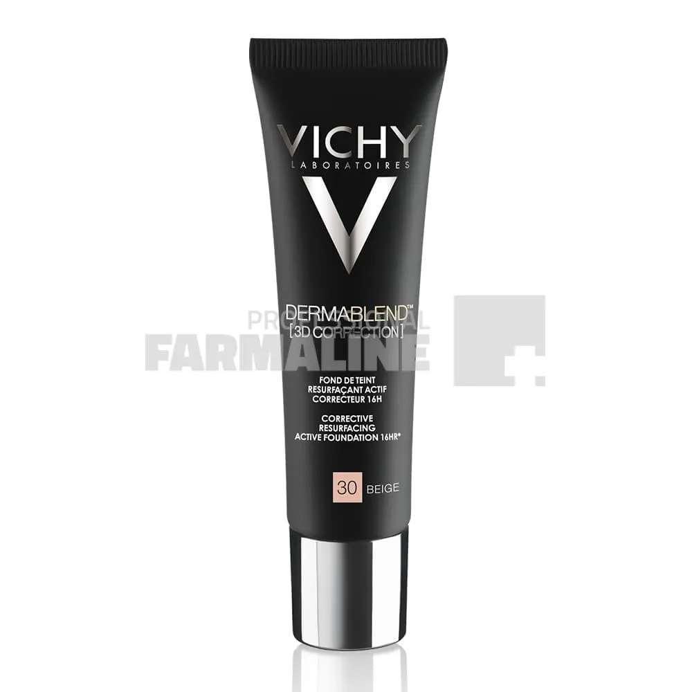 Vichy Dermablend 3D 30 Beige Fond de ten corector 30 ml