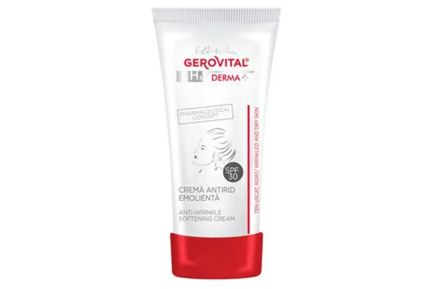 Crema antirid emolienta SPF30 H3 Derma+, 30 ml, Gerovital 412