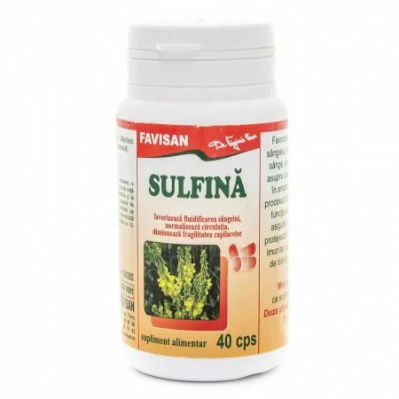 Sulfina, 40 capsule, Favisan