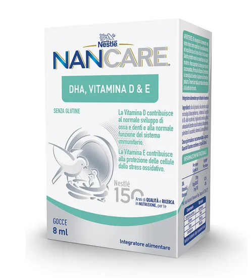 Nestle NanCare DHA cu Vitamina D si E x 8ml