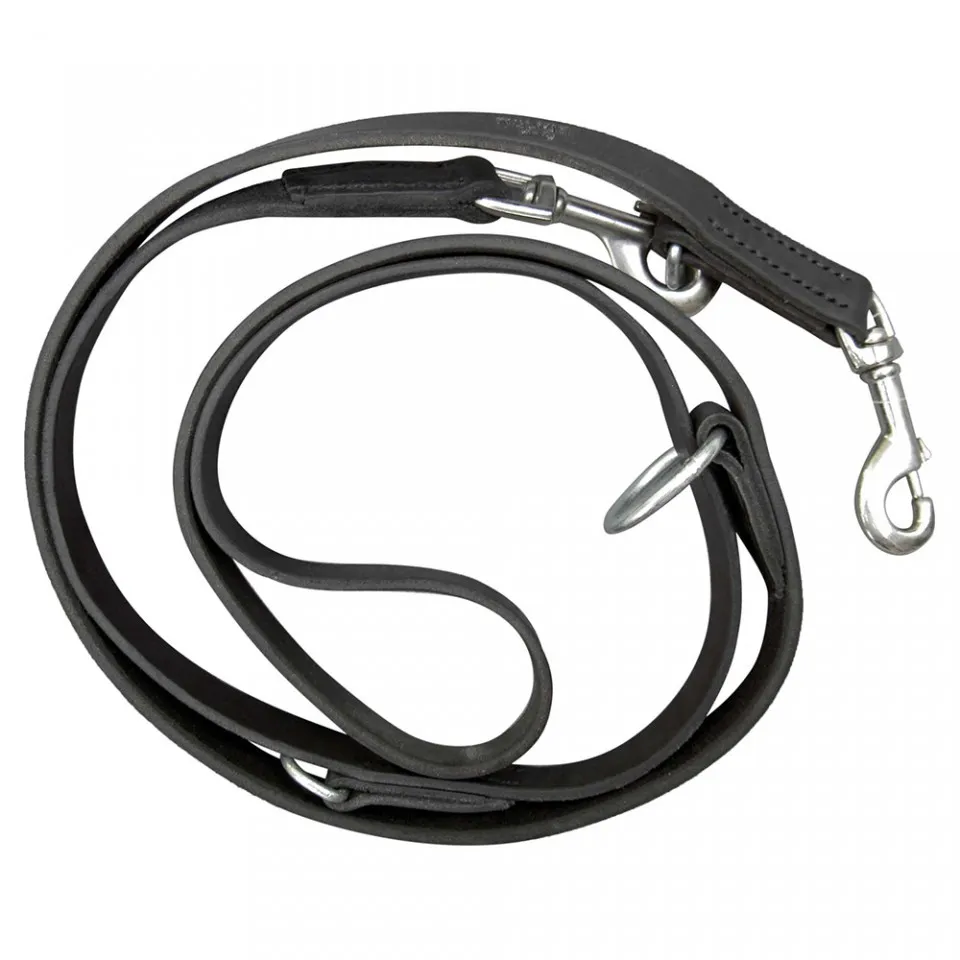 Lesa piele bivol, dubla - 13mmx2m - Negru