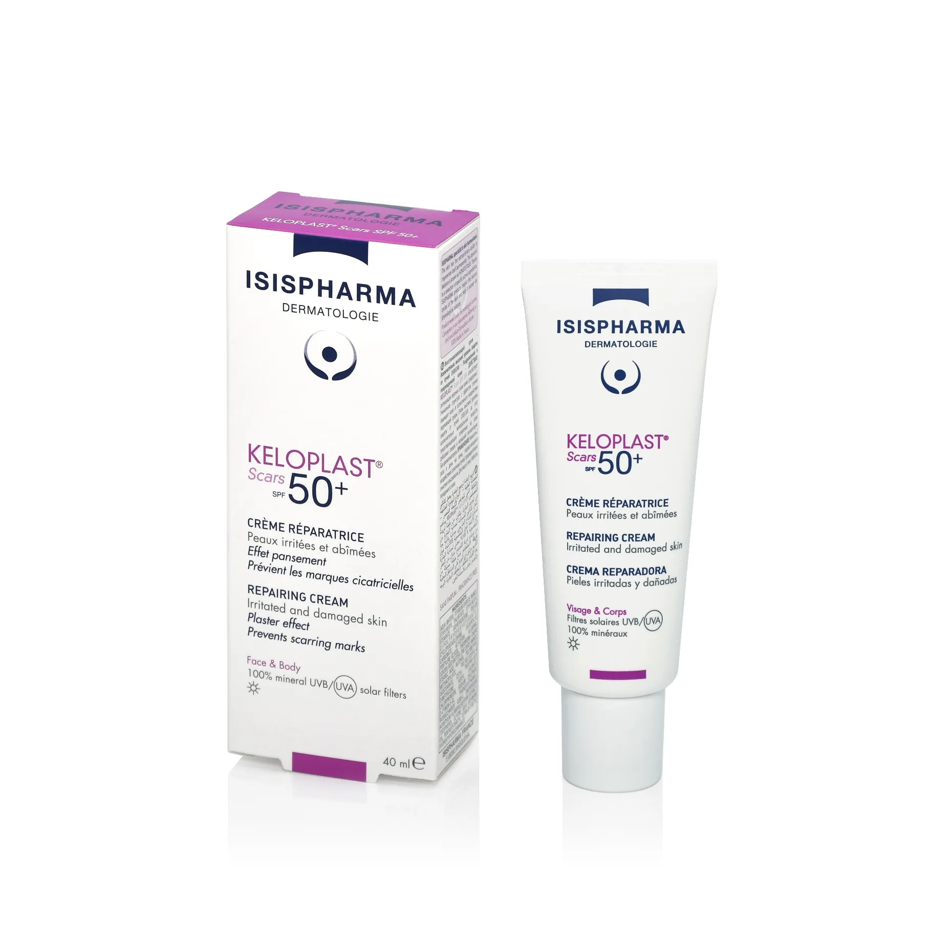Keloplast Scars FP50+ cremă x 40 ml (Isis)