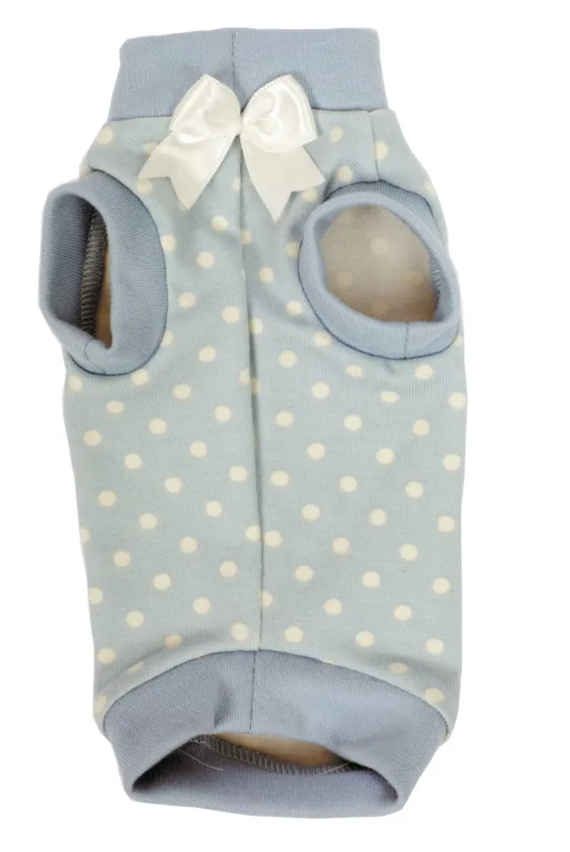 Tricou Puppy a pois - Albastru