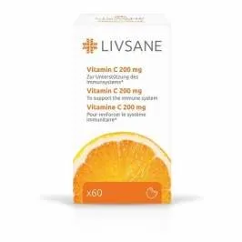 LIVSANE VITAMINA C 200MG X 60 COMPRIMATE MASTICABILE